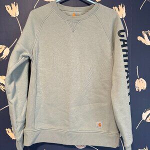 Carhartt light blue sweatshirt size medium